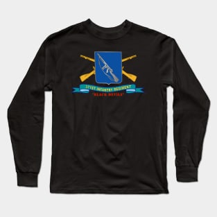 371st Infantry Regiment - Black Devils w Br - Ribbon Long Sleeve T-Shirt